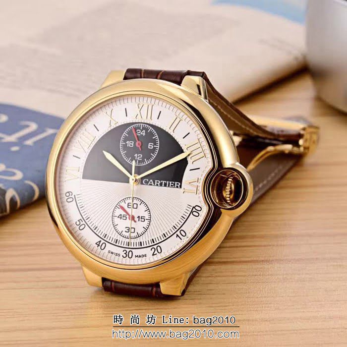 CARTIER卡地亞 新品上市經典百搭 精品男士腕表 WSS1695